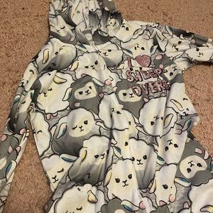 Justice llama onesie